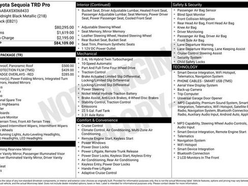 Used 2025 Toyota Sequoia TRD Pro AWD/4WD image 33