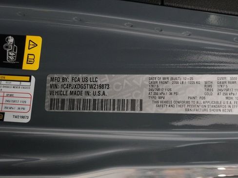 New 2026 Jeep Wrangler Unlimited Sport AWD/4WD image 38