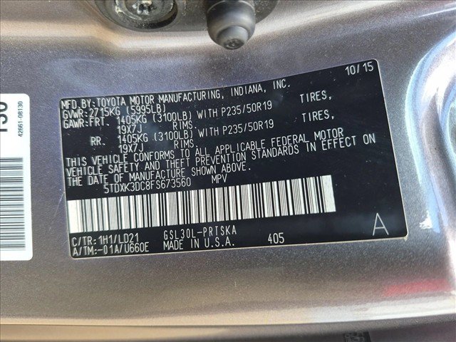 Used 2015 Toyota Sienna SE Premium FWD image 15