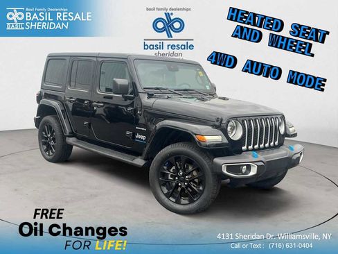 Used 2023 Jeep Wrangler Unlimited Sahara w/ Cold Weather Group AWD/4WD image 1