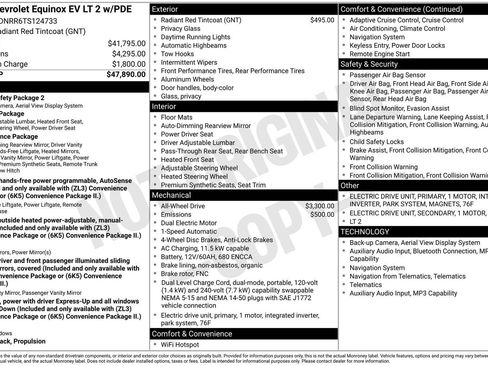 New 2026 Chevrolet Equinox EV LT AWD/4WD image 29