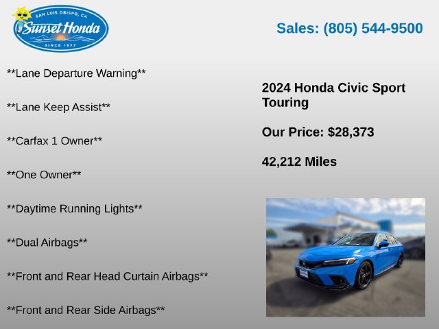 Used 2024 Honda Civic Sport Touring image 9