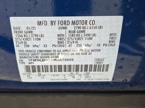 Used 2021 Ford Explorer ST w/ Equipment Group 401A image 37