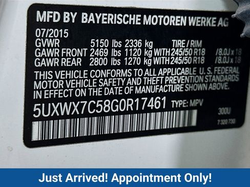 Used 2016 BMW X3 xDrive35i AWD/4WD image 40