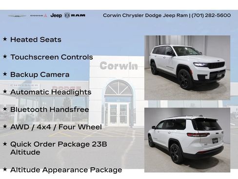 Used 2023 Jeep Grand Cherokee L Laredo AWD/4WD image 8