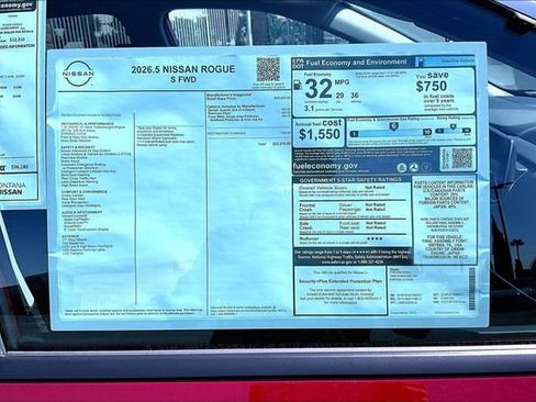 New 2026 Nissan Rogue S FWD image 13