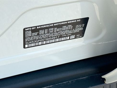 New 2026 BMW X3 xDrive30 w/ Convenience Package AWD/4WD image 43