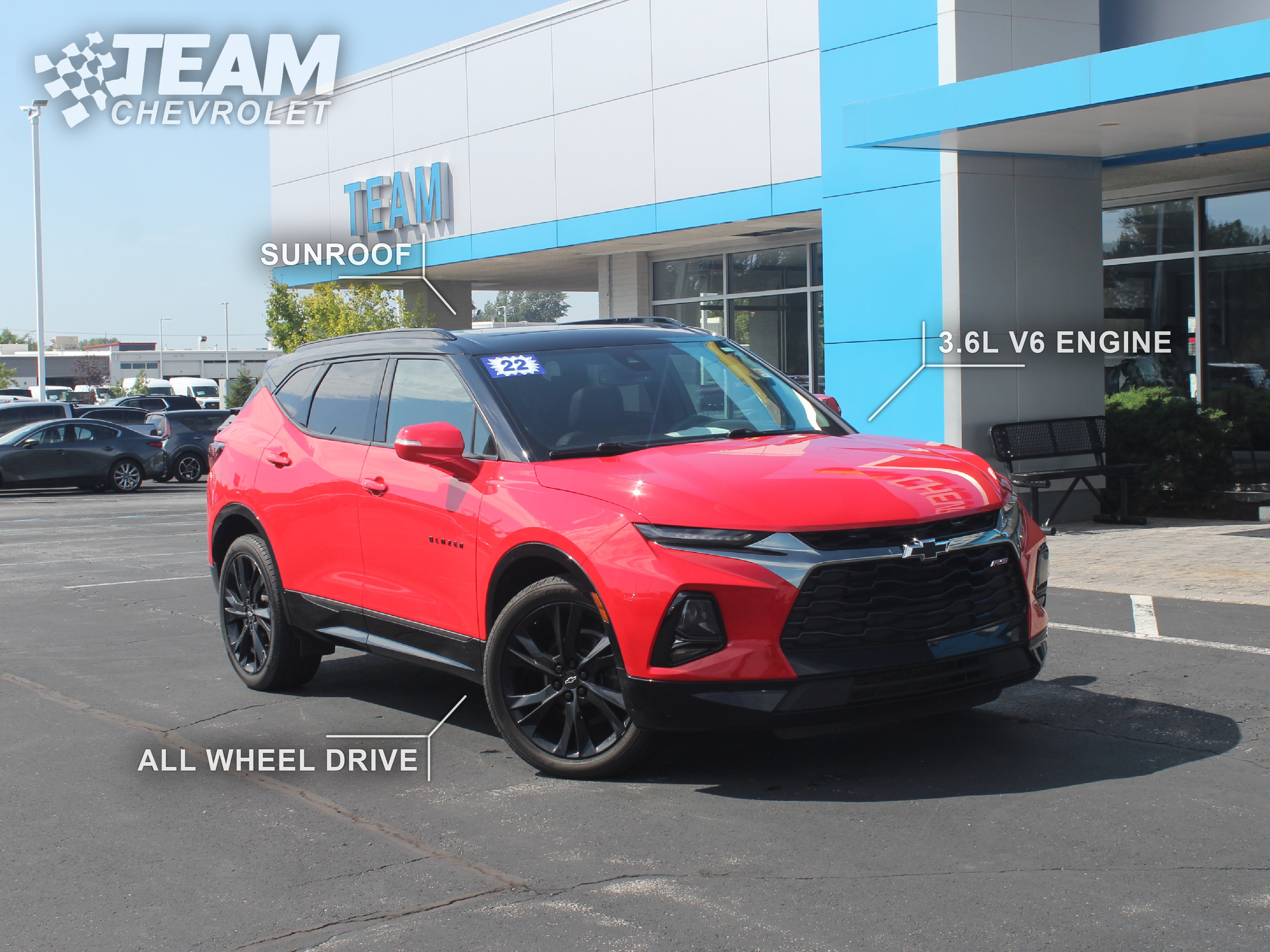 Used 2022 Chevrolet Blazer RS AWD/4WD image 2