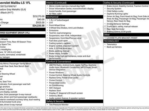 Used 2020 Chevrolet Malibu LS image 4