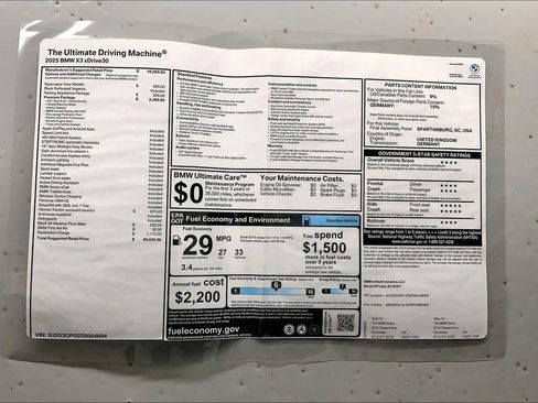 New 2025 BMW X3 xDrive30i w/ Premium Package image 12