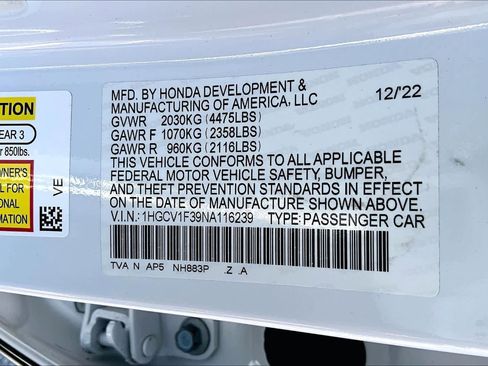 Used 2022 Honda Accord Sport image 32