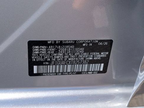 New 2026 Subaru Impreza 2.0i Sport AWD/4WD image 37