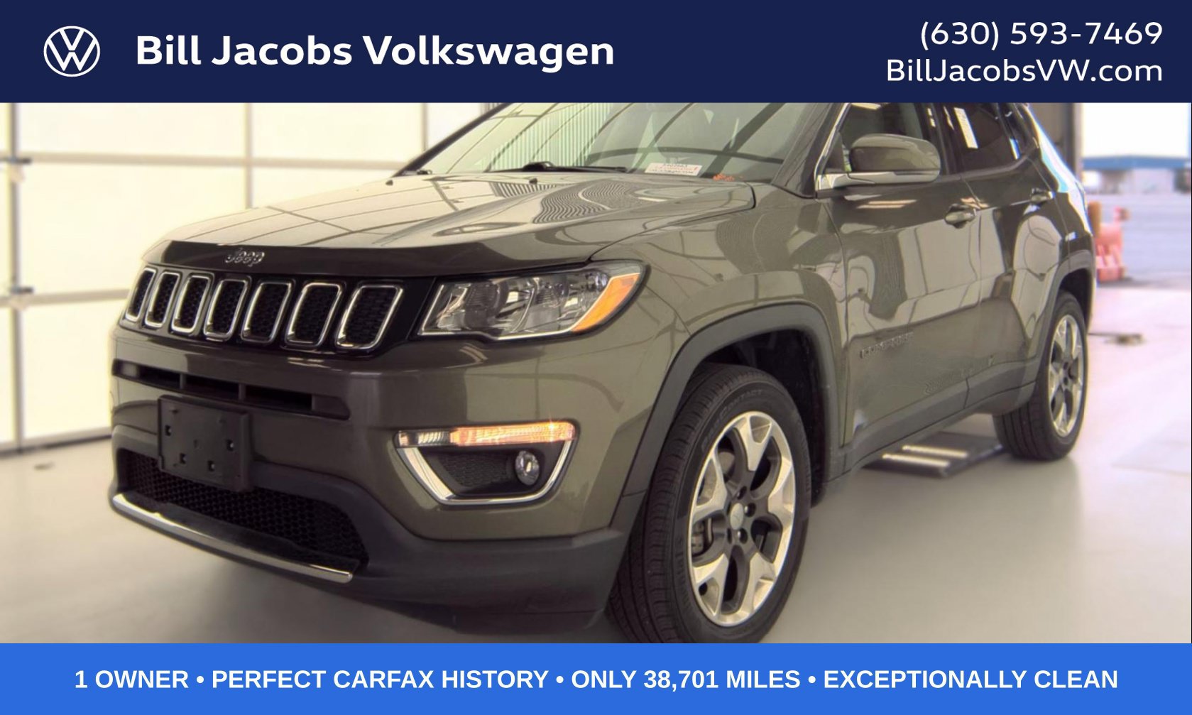 Used 2018 Jeep Compass Limited w/ Navigation Group AWD/4WD image 1