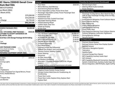 New 2026 GMC Sierra 2500 Denali w/ Denali Reserve Package AWD/4WD image 33