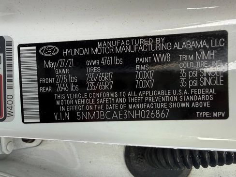 Used 2022 Hyundai Tucson SEL AWD/4WD image 32