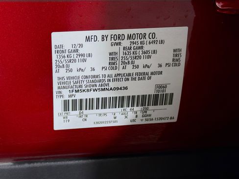Used 2021 Ford Explorer Limited w/ Hybrid Equipment Group 310A image 35
