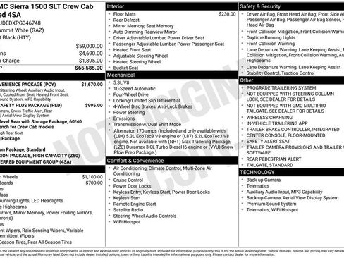 Used 2023 GMC Sierra 1500 SLT w/ SLT Convenience Package AWD/4WD image 18