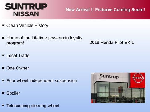 Used 2019 Honda Pilot EX-L image 2