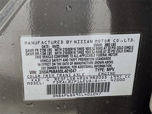 New 2025 Nissan Kicks S image 22