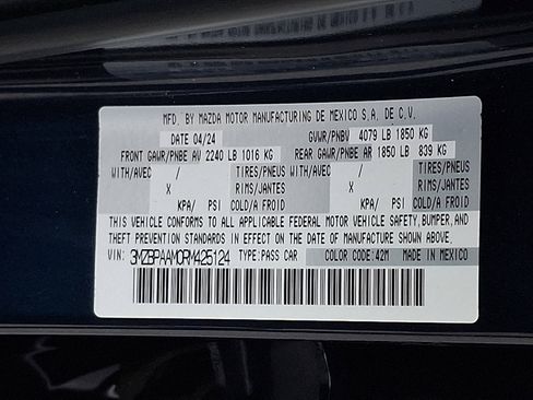 Used 2024 MAZDA MAZDA3 s image 26
