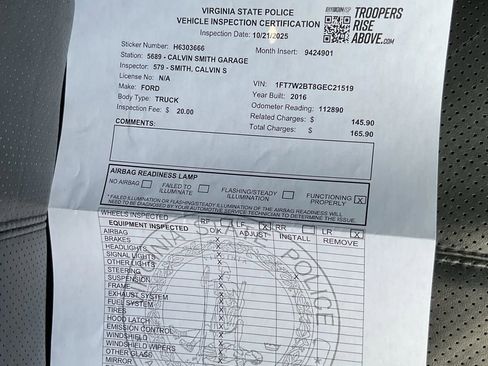 Used 2016 Ford F250 Platinum w/ FX4 Off-Road Package image 52