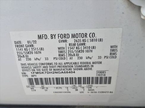 Used 2022 Ford Explorer XLT w/ Equipment Group 202A RWD image 26