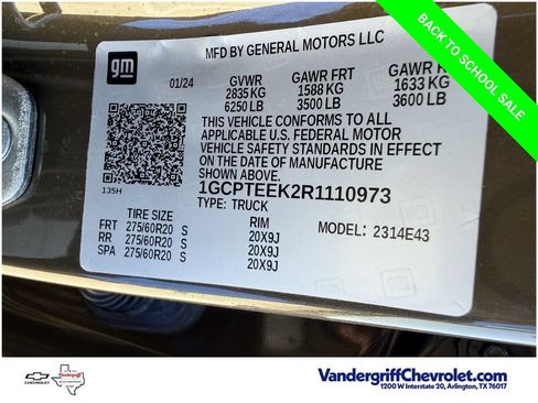 Used 2024 Chevrolet Colorado Trail Boss w/ Advanced Trailering Package AWD/4WD image 27