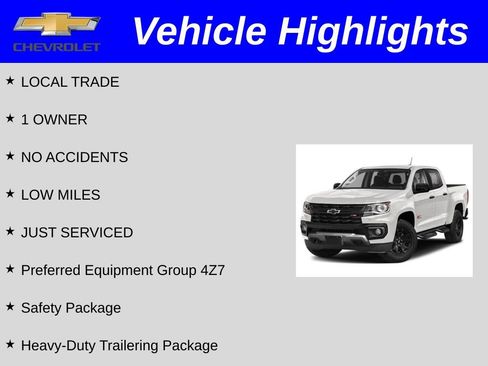 Used 2021 Chevrolet Colorado Z71 w/ Safety Package AWD/4WD image 2