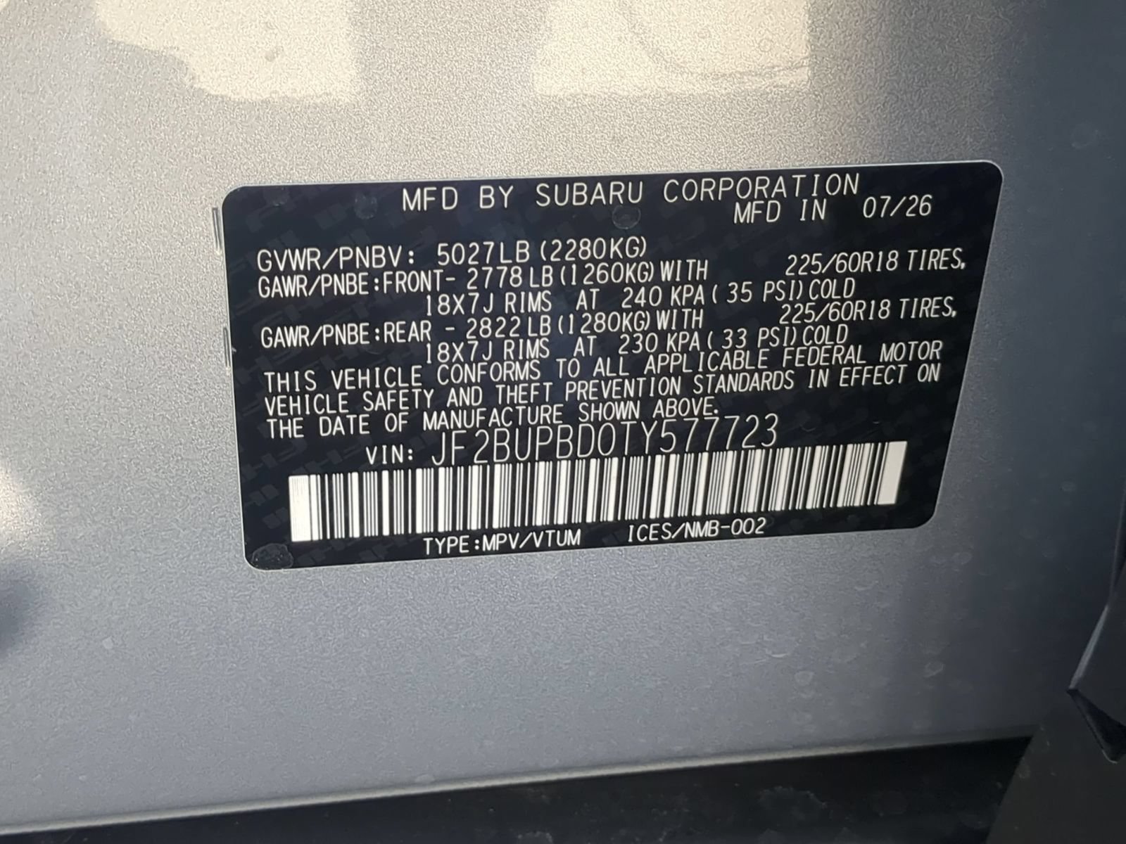 New 2026 Subaru Outback Premium AWD/4WD image 15