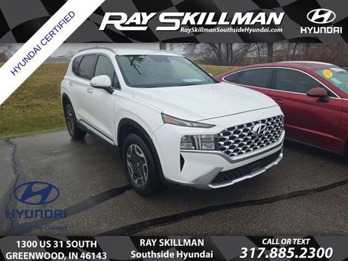 Certified 2023 Hyundai Santa Fe Blue image 1