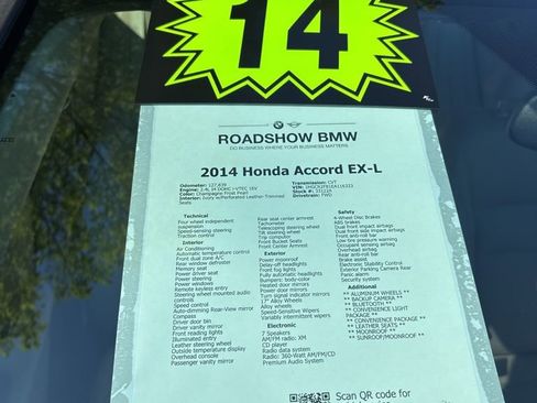 Used 2014 Honda Accord EX-L image 20