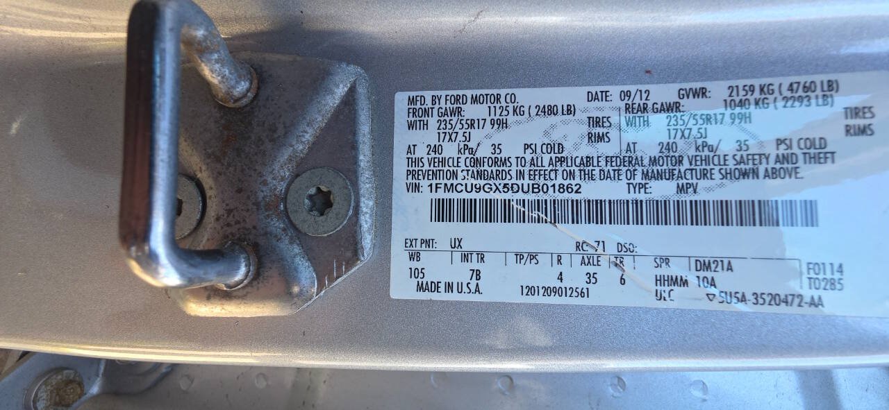 Used 2013 Ford Escape SE AWD/4WD image 8
