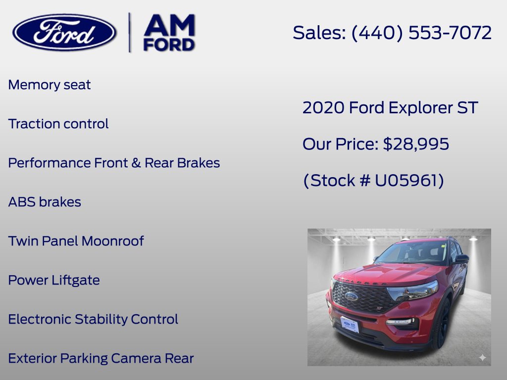 Used 2020 Ford Explorer ST w/ ST Street Pack AWD/4WD image 21