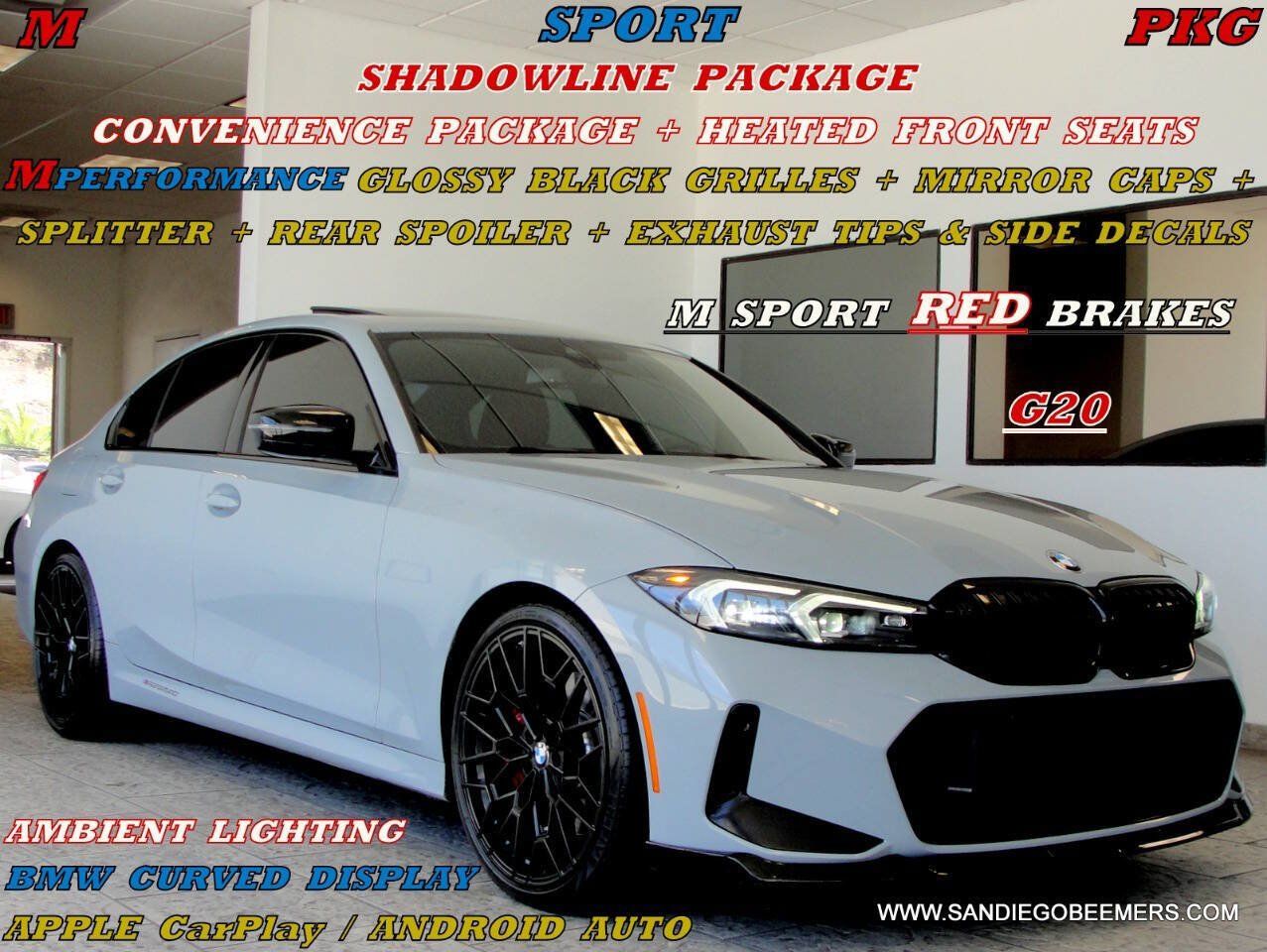Used 2023 BMW 330i Sedan w/ M Sport Package RWD image 1