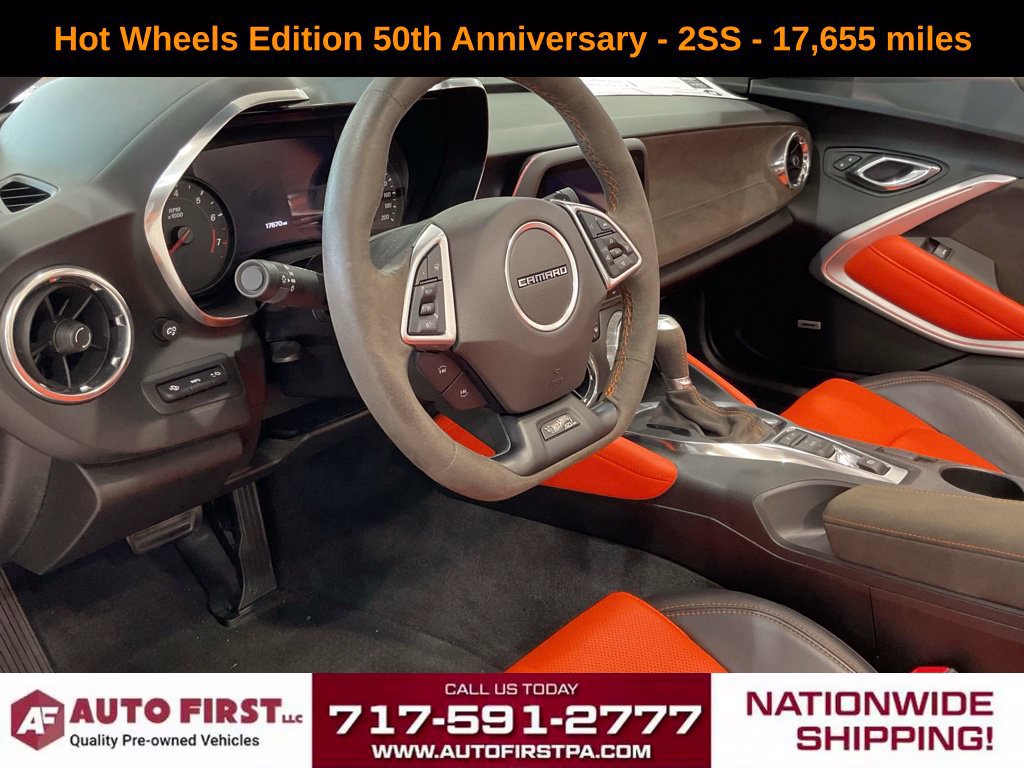 Used 2018 Chevrolet Camaro SS w/ Hot Wheels Edition RWD image 12