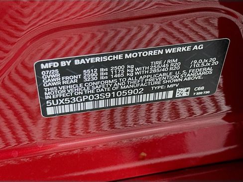 Used 2025 BMW X3 xDrive30i w/ M Sport Package AWD/4WD image 24