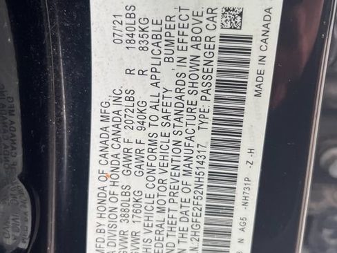 Used 2022 Honda Civic Sport image 26