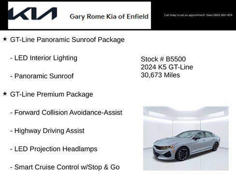Certified 2024 Kia K5 GT-Line AWD/4WD image 7