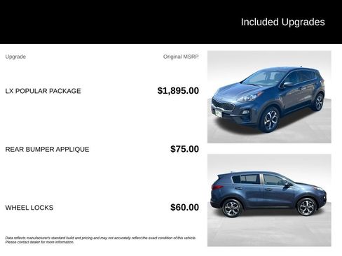 Used 2020 Kia Sportage LX w/ LX Popular Package AWD/4WD image 10