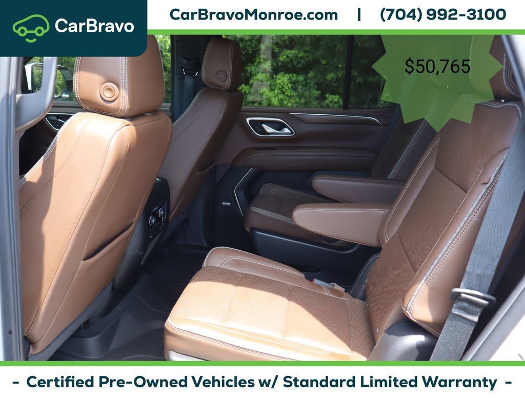 Certified 2022 Chevrolet Tahoe High Country AWD/4WD image 44