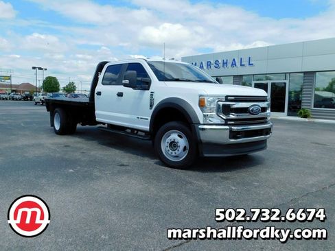 Used 2022 Ford F550 4x4 Crew Cab Super Duty w/ Power Equipment Group image 1