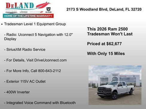 New 2026 RAM 2500 Tradesman AWD/4WD image 24
