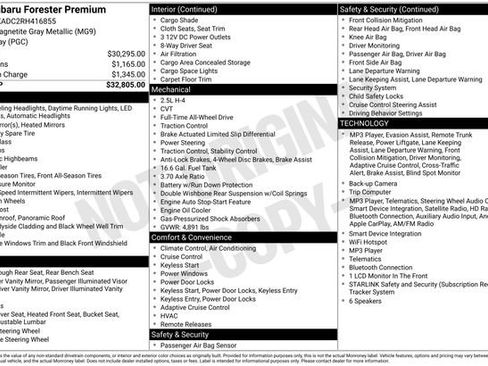 Used 2024 Subaru Forester Premium AWD/4WD image 8