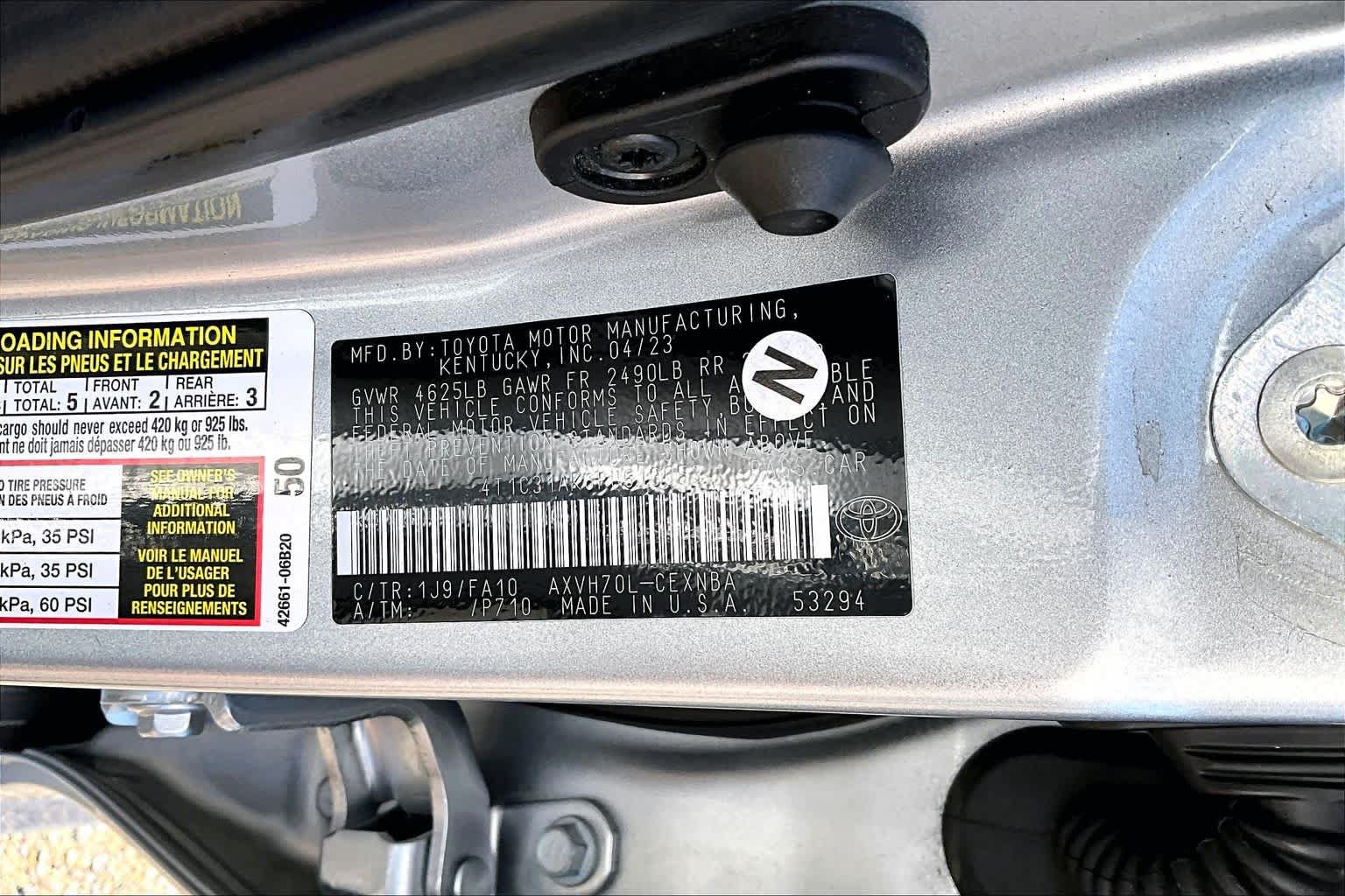 Used 2023 Toyota Camry LE FWD image 36