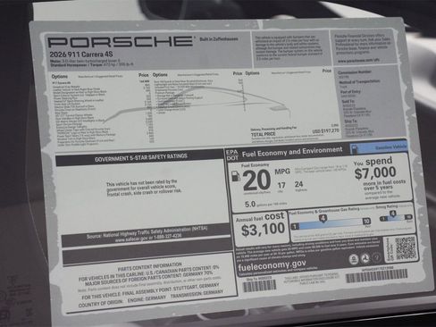 New 2026 Porsche 911 Carrera 4S image 25