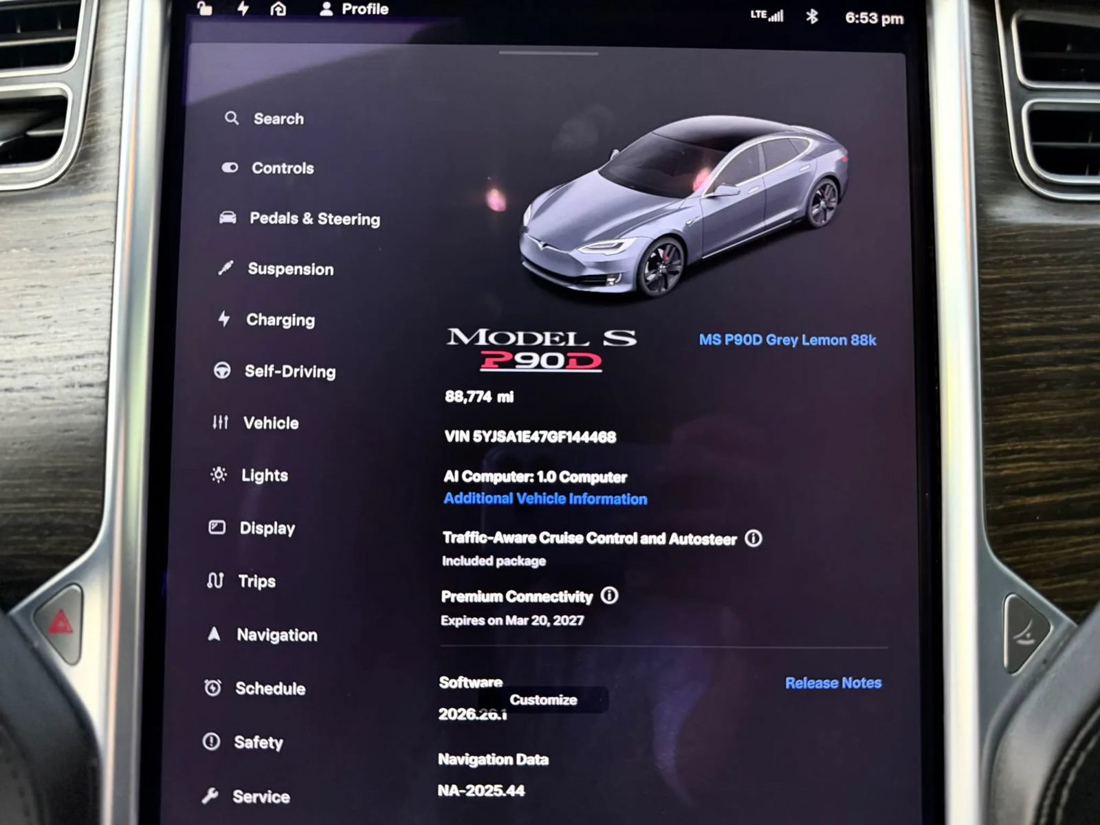 Used 2016 Tesla Model S P90D AWD/4WD image 17