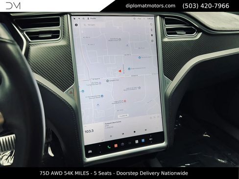 Used 2017 Tesla Model S 75D AWD/4WD image 32