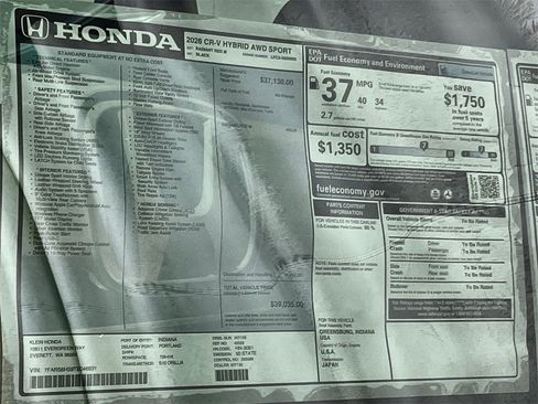 New 2026 Honda CR-V Sport image 34