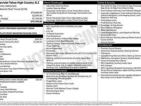 Used 2022 Chevrolet Tahoe High Country AWD/4WD image 9
