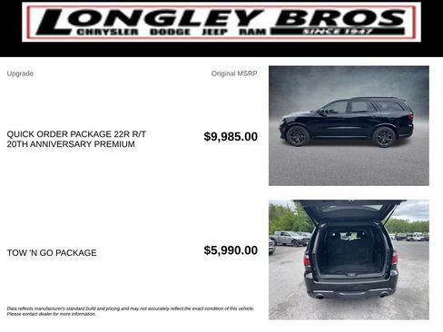 Used 2025 Dodge Durango R/T AWD/4WD image 6
